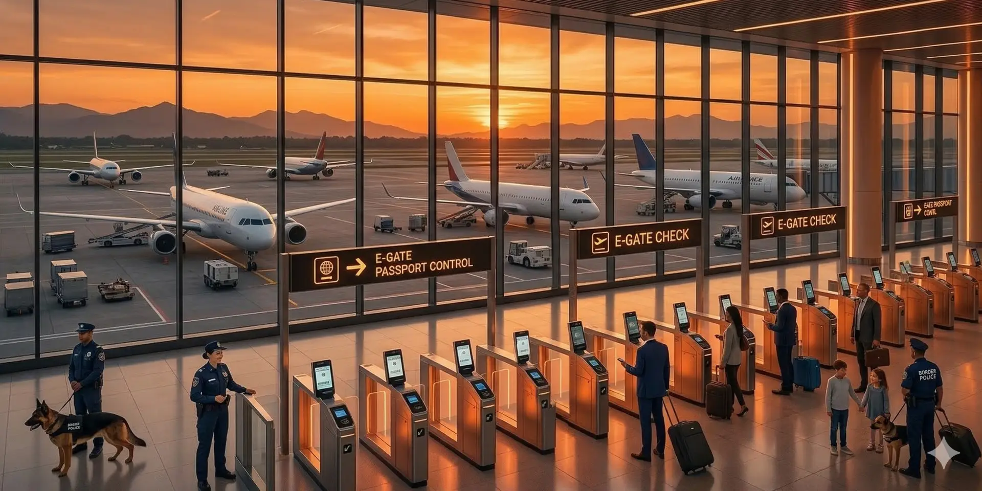 Airport e-Gate Border Control